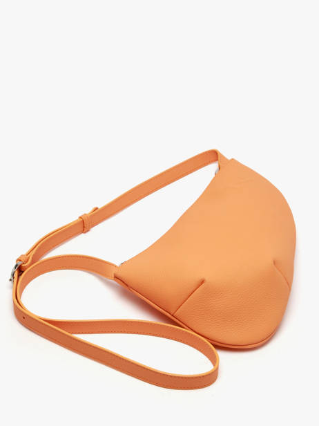 Cross Body Tas Large City Perle Leder Nathan baume Oranje n city 1 ander zicht 2