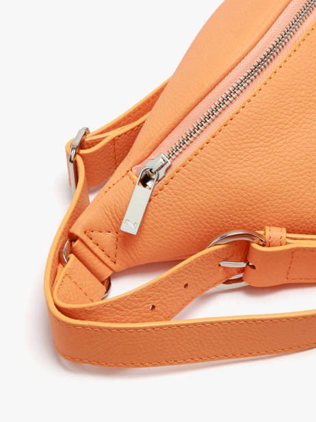 Sac Banane Small Derby Cuir Nathan baume Orange n city 25 vue secondaire 2