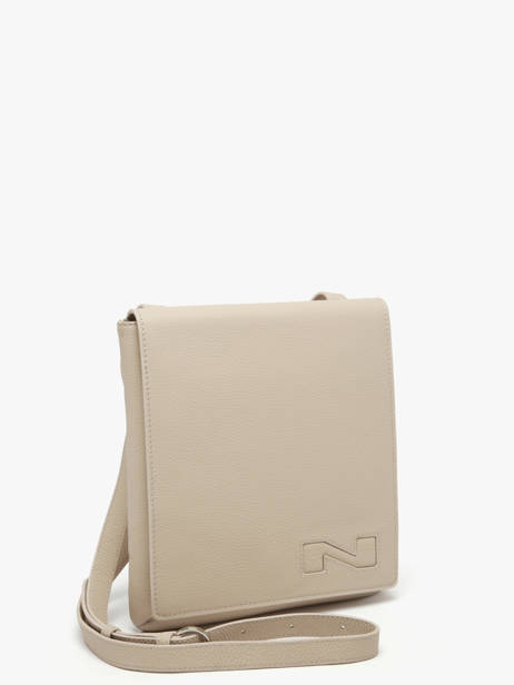 Cross Body Tas Dinant Leder Nathan baume Beige n city 3 ander zicht 2