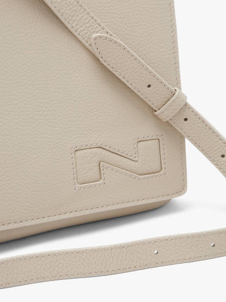 Cross Body Tas Dinant Leder Nathan baume Beige n city 3 ander zicht 3