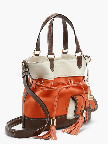Sac Porté Main Premier Flirt Cuir Lancel Orange premier flirt A13372 vue secondaire 1
