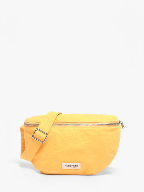 Belt Bag Custine Gerecycleerd Katoen Rivedroite Geel timeless CUSTITIM