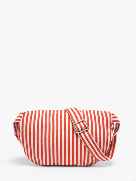 Belt Bag Custine Striped Gerecycleerd Katoen Rivedroite Rood spring striped CUSTSTRI ander zicht 4