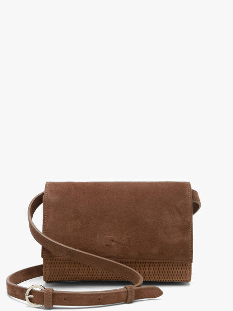 Sac Bandoulière N City Nathan baume Marron n city 12TX