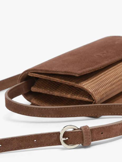 Sac Bandoulière N City Nathan baume Marron n city 12TX vue secondaire 2