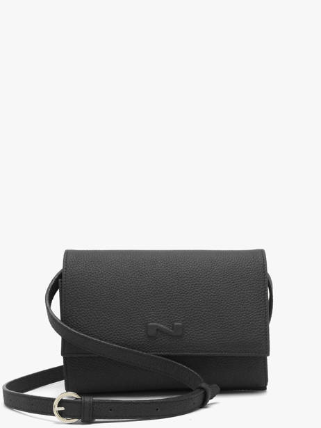 Sac Bandoulière N City Cuir Nathan baume Noir n city 12