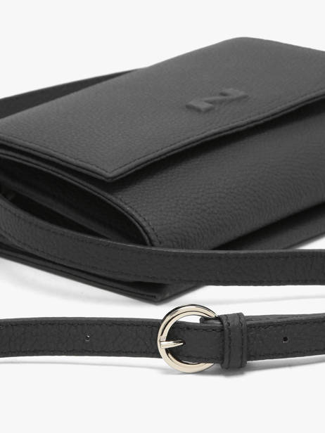 Sac Bandoulière N City Cuir Nathan baume Noir n city 12 vue secondaire 2
