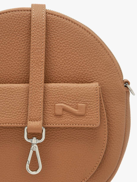 Cross Body Tas Dorine Leder Nathan baume Bruin nathan 96KW3061 ander zicht 3