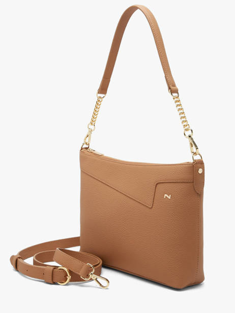 Sac Bandoulière Nathan Cuir Nathan baume Marron nathan 56 vue secondaire 1