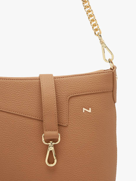 Sac Bandoulière Nathan Cuir Nathan baume Marron nathan 56 vue secondaire 2