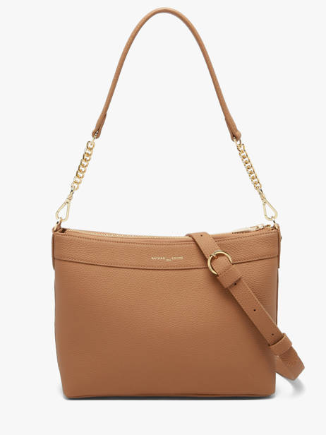 Sac Bandoulière Nathan Cuir Nathan baume Marron nathan 56 vue secondaire 4