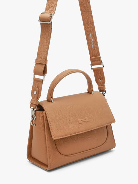 Sac Bandoulière Charlene Cuir Nathan baume Marron event 9 vue secondaire 1