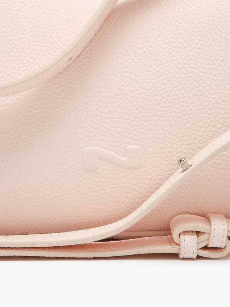 Schoudertas Manaus Leder Nathan baume Roze brasil 2 ander zicht 2