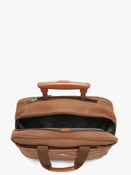 Pilot Case Op Wieltjes Snowball Bruin business 12040 ander zicht 4