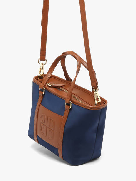 Sac Porté Main Fran Nylon Laurent david Bleu ld bags 54 vue secondaire 1