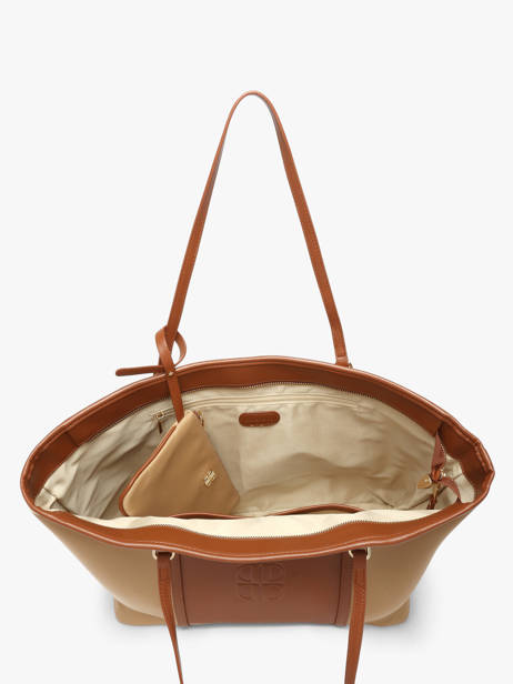 Schoudertas L Fran Nylon Laurent david Beige ld bags 887 ander zicht 2