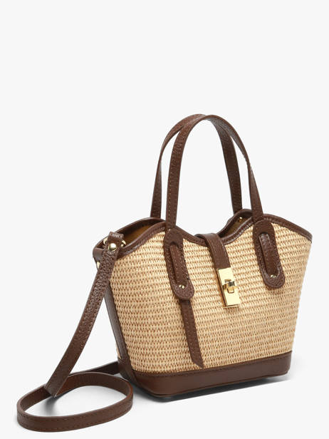 Handtas Capri Milano Bruin capri CP25114 ander zicht 2
