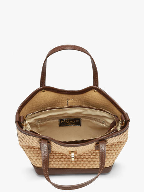 Handtas Capri Milano Bruin capri CP25114 ander zicht 3