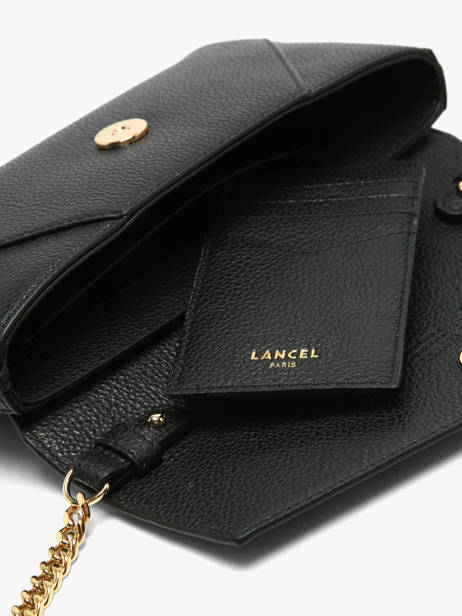 Cross Body Tas Enveloppe Lancel Zwart enveloppe A14024 ander zicht 3