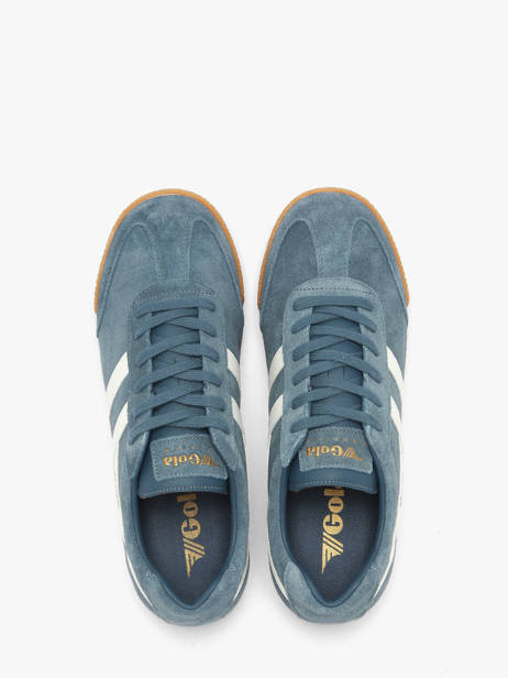 Sneakers Uit Leder Gola Blauw men CMA192HW ander zicht 3