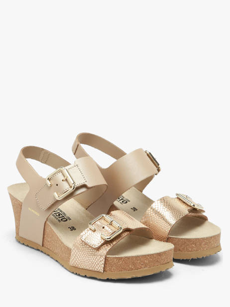 Sandalen Met Platformzool Uit Leder Mephisto Beige women P5148844 ander zicht 1
