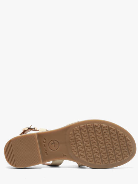Sandales En Cuir Tamaris Beige women 46 vue secondaire 4