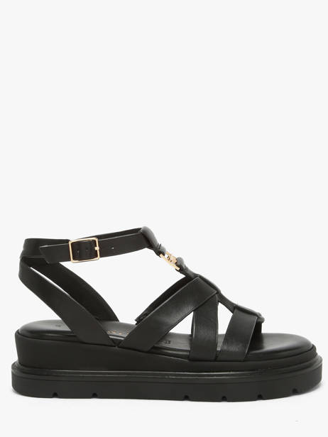 Sandalen Uit Leder Tamaris Zwart accessoires 46