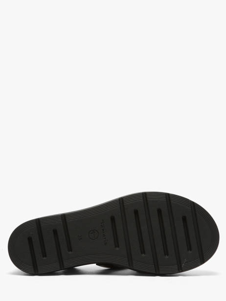 Sandalen Uit Leder Tamaris Zwart accessoires 46 ander zicht 4