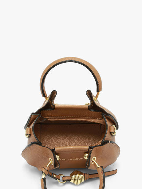 Sac Bandoulière Gretel Ted lapidus Marron gretel TLAU8934 vue secondaire 3