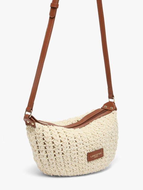 Cross Body Tas Tresse Coton Lancaster Beige tresse coton 68 ander zicht 1