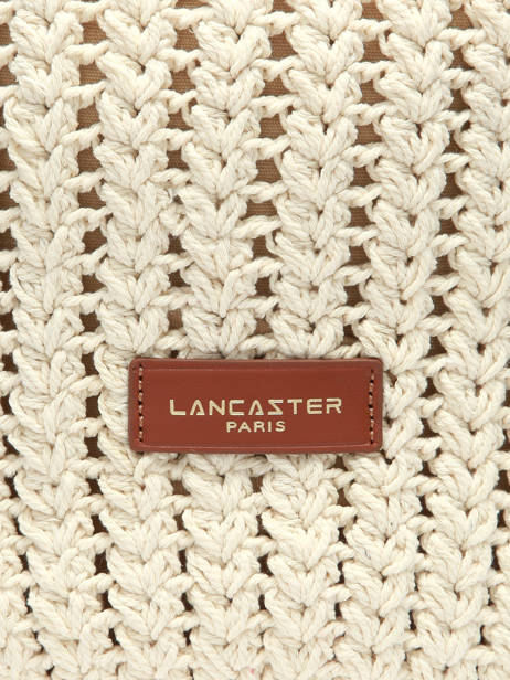 Cross Body Tas Tresse Coton Lancaster Beige tresse coton 68 ander zicht 2