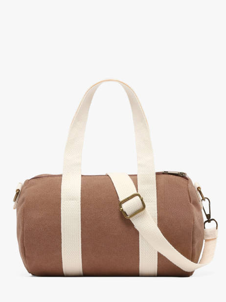 Cross Body Tas Amour Toile Katoen Miniprix Bruin amour toile 8084 ander zicht 3