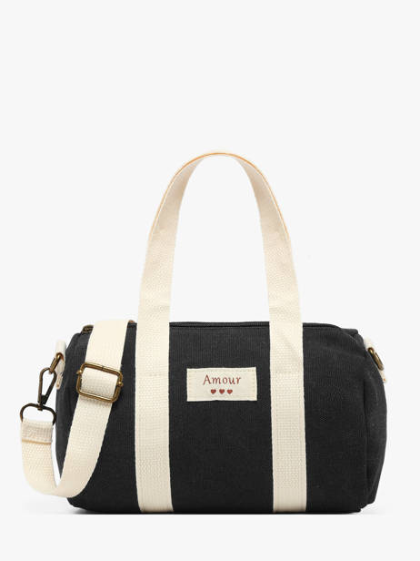 Cross Body Tas Amour Toile Katoen Miniprix Zwart amour toile 8084