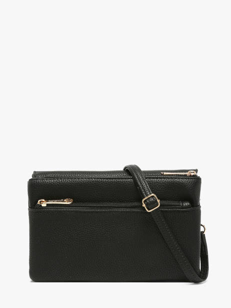 Cross Body Tas Grained Miniprix Zwart grained SF69033 ander zicht 2