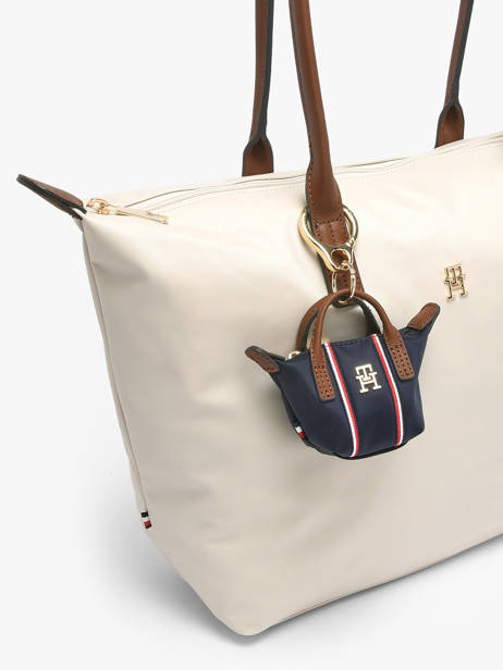 Sleutelhanger Tommy hilfiger Blauw popette AW18564 ander zicht 2