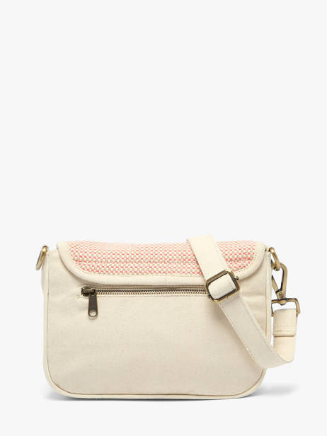 Sac Bandoulière Tressage Coton Hindbag Rose tressage TS vue secondaire 3