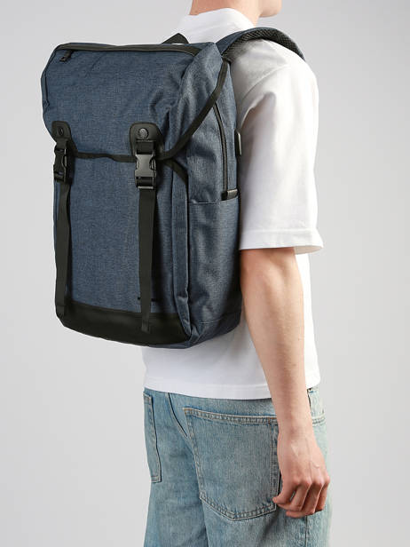 Business Rugzak David jones Blauw business PC037A ander zicht 1