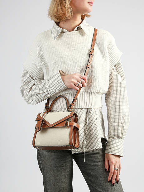 Handtassen Emily Le tanneur Beige emily TEMI1009 ander zicht 1