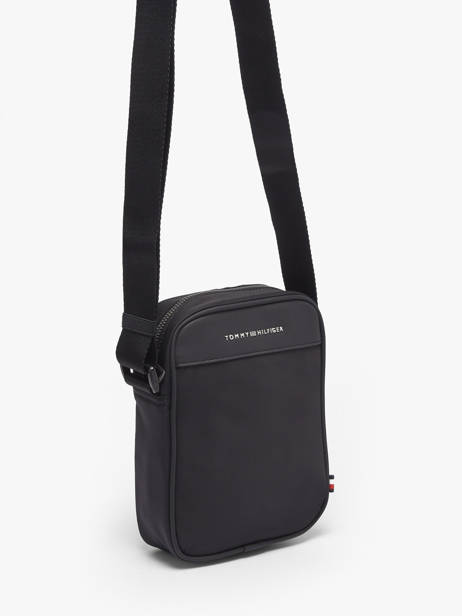 Sac Bandoulière Tommy hilfiger Noir th repreve AM14150 vue secondaire 1
