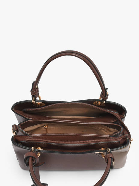 Handtas Saffiano Gallantry Bruin saffiano M9431 ander zicht 2