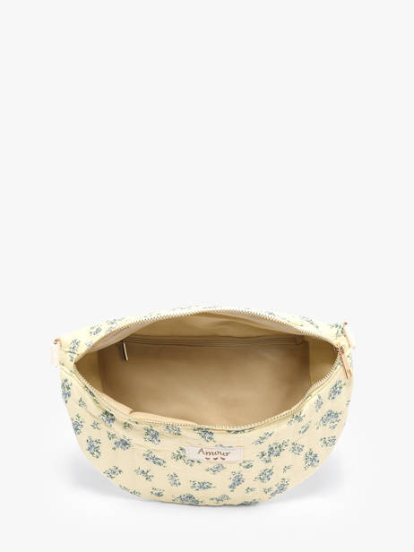 Sac Banane Miniprix Jaune amour S047 vue secondaire 1