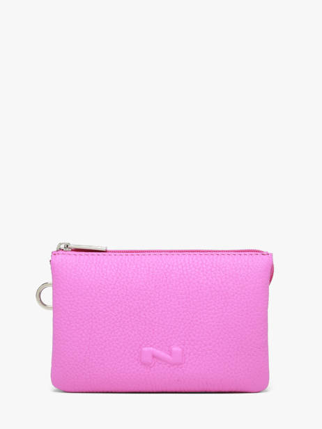 Etui 2 Compartimenten Original N Leder Nathan baume Roze original n 283N