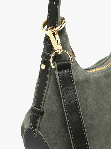 Cross Body Tas Sam Suède Leder Nathan baume Groen vogue 4 ander zicht 3