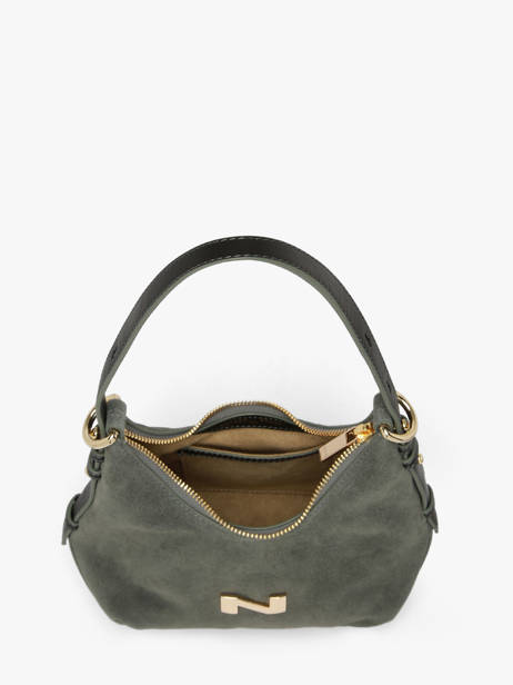 Cross Body Tas Sam Suède Leder Nathan baume Groen vogue 4 ander zicht 4