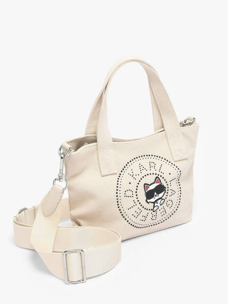 Cross Body Tas K Ikon Katoen Karl lagerfeld Wit k ikon B2W50089 ander zicht 1