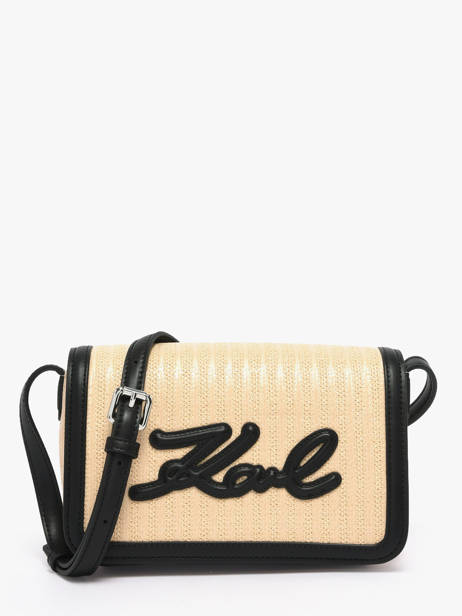 Sac à Dos K Signature Polyurethane Karl lagerfeld Beige k signature B2W30089