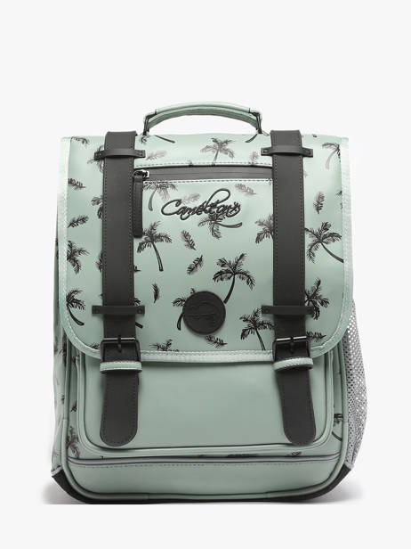 Rugzak 3 Compartimenten Cameleon Groen vintage north PBVWSD39