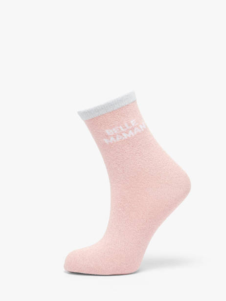 Chaussettes Pieces Rose socks women 17168185