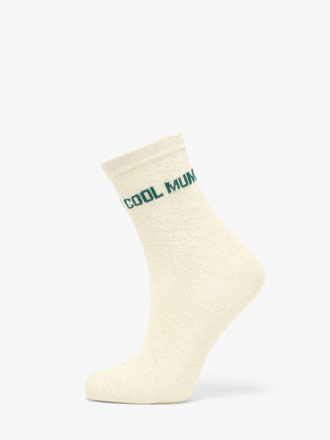 Damessokken Lurex Heart Pieces Beige socks women 17159116