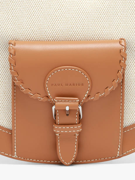 Sac Porté épaule Escapade Paul marius Beige escapade HOBOMESC vue secondaire 2